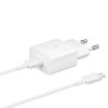 Ładowarka sieciowa Samsung EP-T1510XW 15WFast Charge + kabel USB-C/USB-C biały/white